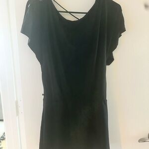 White House Black Market Backless Black Dress
